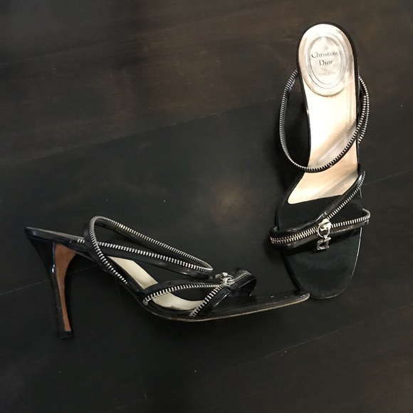 Dior Shoes - Christian Dior Zipper Heels Vintage Archival